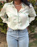 Mint Muse Satin Shirt